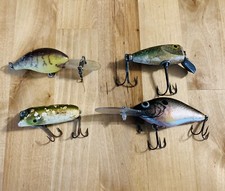 4 Vintage FISH LURES Heddon