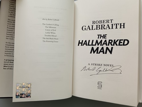 Signed the hallmarked man - hallmarked, jk