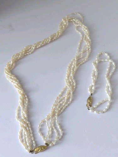 Vintage pearl necklace - vintage, &