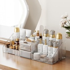 Clear acrylic desk cosmetic - clear,