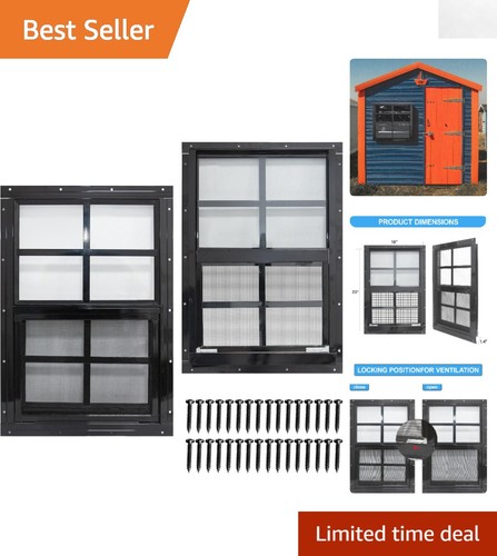 Heavy duty shed windows pack - heavy,
