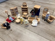 Wooden Dolls House Bathroom &