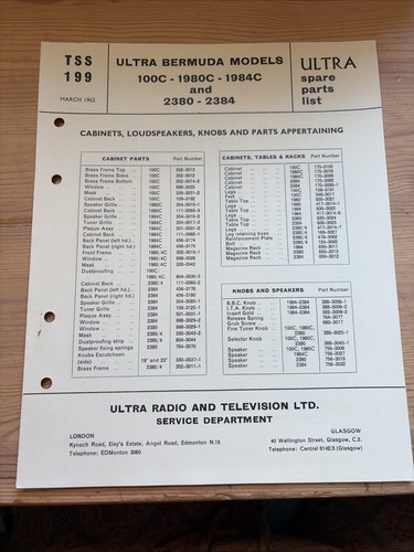 1962 ultra television bermuda - ultra,