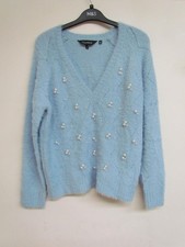 SOSANDAR  Fluffy Pearl Jumper