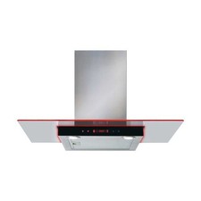 CDA EKN90SS Flat glass extractor with edge lighting Ducted/re-circulating,