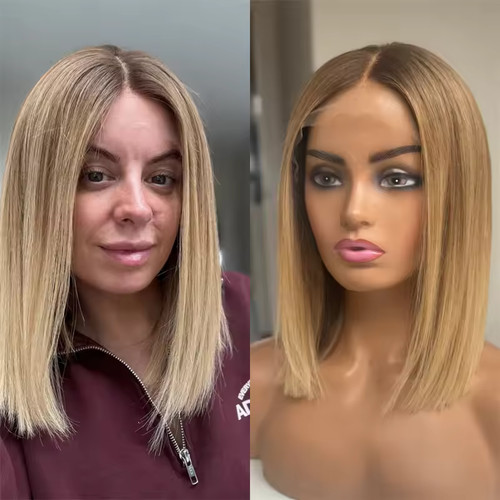 Ombre ash brown honey - ombre,