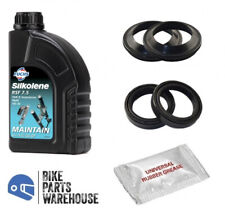 BMW F 800 R & GT 2011-2014 Pair Fork Oil Seal Dust Seal Silkolene Oil Kit