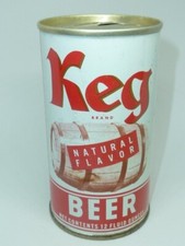 Empty Top Opened 12oz Keg