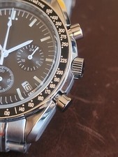 40mm Chronograph Luxury Black  Seiko TMI VK63  Movement Sports Watch 5atm WR