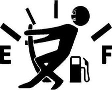 Empty Petrol Cap  vinyl car