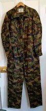 Genuine Vintage Swiss Military TAZ 90 Tank Suit / Coverall, Large 46"