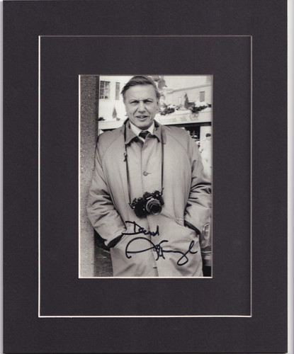 Sir david attenborough - sir, signed