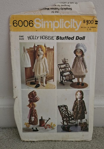 Vintage 6006 simplicity holly - simplicity,