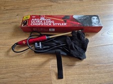 Lee Stafford Arganoil ultra long chopstick hair heated styler curler wand