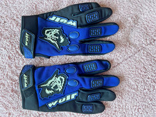 Wulfsport GR Pro Motocross Adult Gloves Size XL Blue Motorbike MX