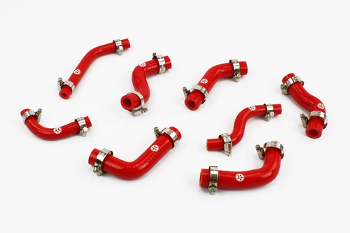 Silicone front heater hoses - front,