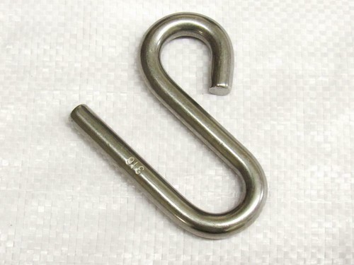 Stainless steel hook long - steel, s