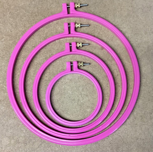 Embroidery hoop pack 4 - ,