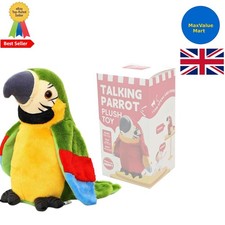 Cuddly talking parrot toy - cuddly,