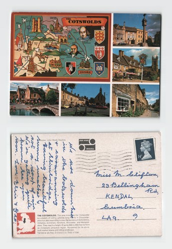 Postcard the cotswolds - postcard,