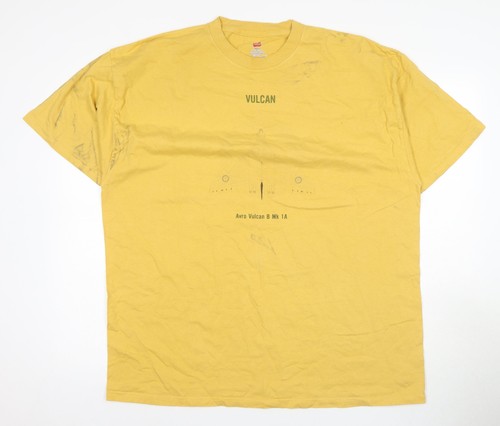 Hanes men yellow - men's, graphic