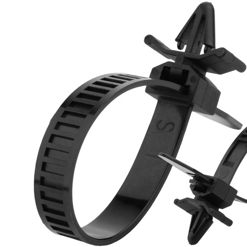 Black push mount - mount, cable