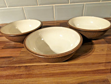 3 x Brown Denby Cinnamon