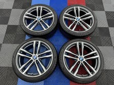 REFURBISHED 19" BMW STYLE 704 M  ALLOY WHEELS TYRES 3 4 SERIES F30 F32 F31 F36