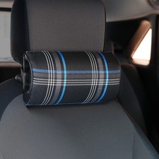 Plaid fabric pillow seat - plaid,