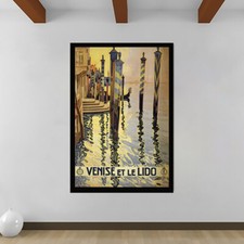 Venice vintage travel canvas - venice,