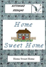 Home Sweet Home Cross Stitch Kit by Kittiwake. Beginners Cross Stitch Kit
