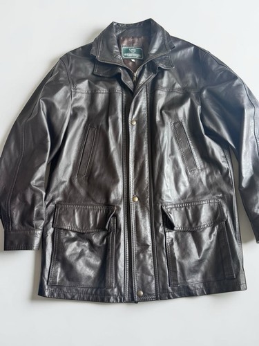 Caesar italian leather jacket - italian,
