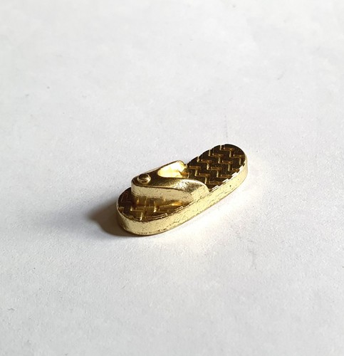 Gold flip flop metal - metal, monopoly