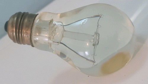 Lucite light bulb glass - lucite,