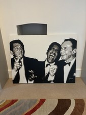 Rat Pack Print by G Ioannou. Original Painting On Canvas