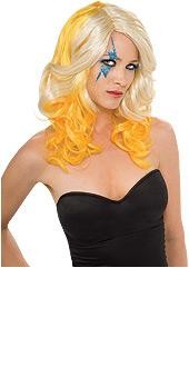 New lady gaga blonde yellow - new,