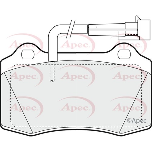 Brake pads set for ferrari - ferrari, 360