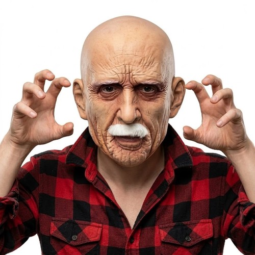 Realistic full head latex - head,