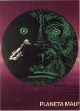 Planet Of Apes (Planeta Małp)- Polish-1968 A3 Poster 12-16inch 30-40cm  Film Mov