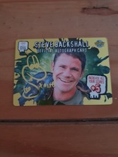 Deadly 60 Steve Backshall Autograph Card. Very rare and in excellent condition 