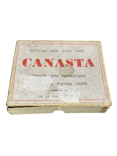Canasta card game set boxed - card,