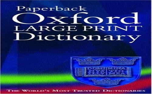 Paperback oxford large print - oxford,