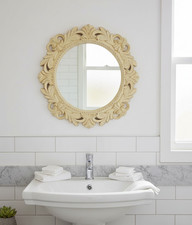 51Cm Cream Brushed Gold Rustic