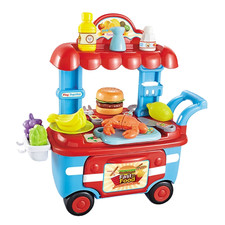 🍔 Kids Play Food Cart Toy