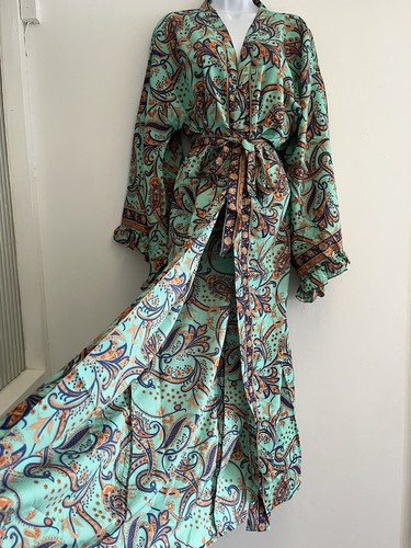 Kimono long gown robe dressing - gown,