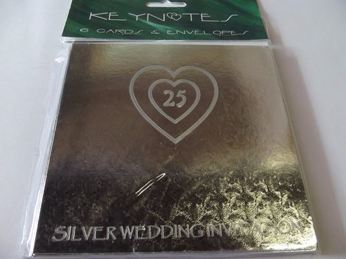 Silver wedding invitations - wedding,