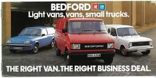 Bedford Van Range 1981-1982 UK