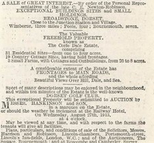 1913 The Corfe Dale Estate