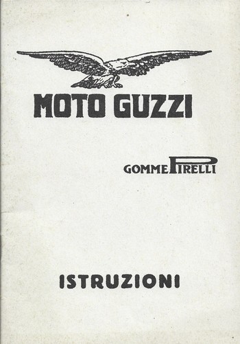 Moto guzzi instructions - moto, "instructions"
