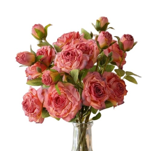 Pcs burnt edge roses - burnt, in